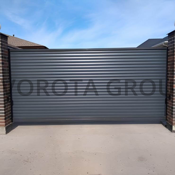 Консольные откатные ворота Doorhan серые 2000x1500
