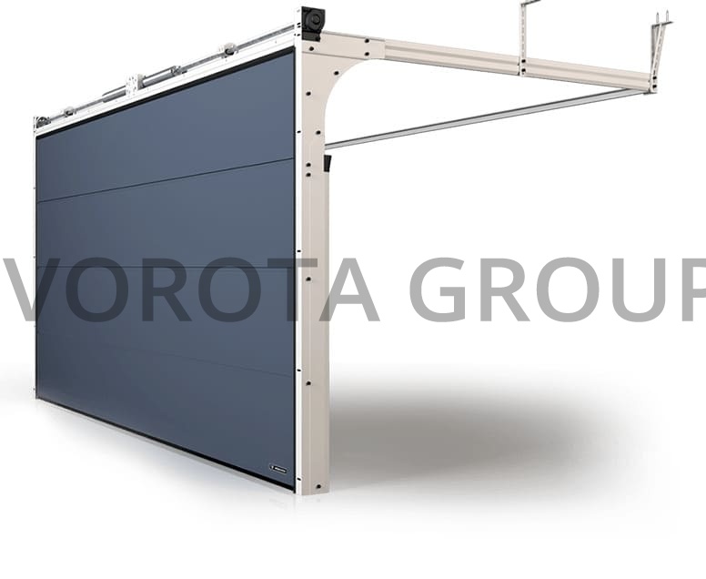 Секционные ворота для гаража Doorhan цвета графит 2500x2000
