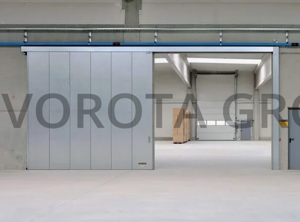 Противопожарные ворота Doorhan откатные 3750х3920 Противопожарные ворота Doorhan откатные 3750х3920