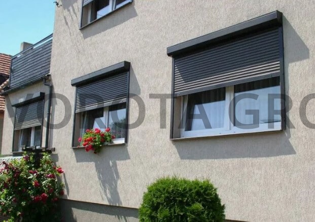 Рольставни на окна Doorhan в частный дом 1100х890 Рольставни на окна Doorhan в частный дом 1100х890