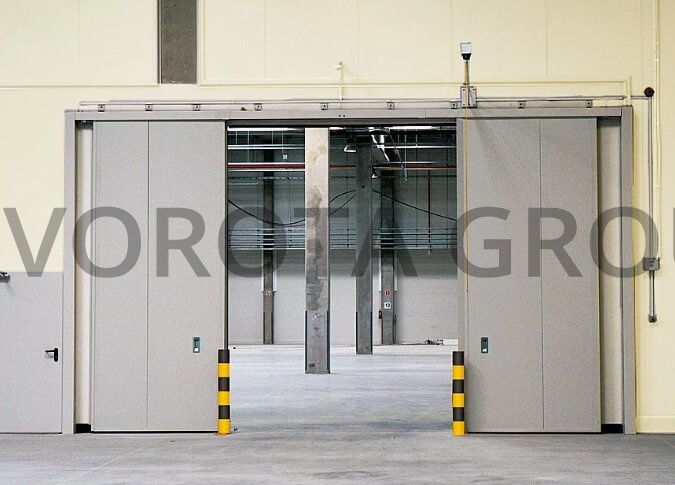 Противопожарные ворота Alutech откатные 3100х2600 Противопожарные ворота Alutech откатные 3100х2600